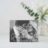 Het moderne Verloving van de Foto van het Manuscri Briefkaart (Staand voorkant)