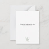 Het moderne Verloving van de Fotovonk sparen de Da Notitiekaartje (Achterkant)