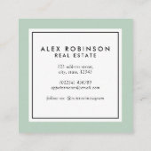 Het moderne visitekaartje van woningbezit teruggev (Achterkant)