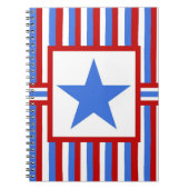 Het moderne Volks Amerikaanse Patriottische Notitieboek (Voorkant)
