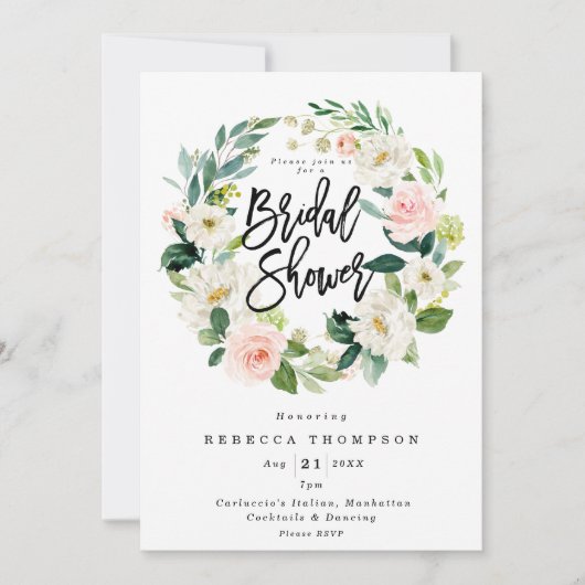 het moderne vrijgezellenfeest van boho , dat in gr kaart (Voorkant)