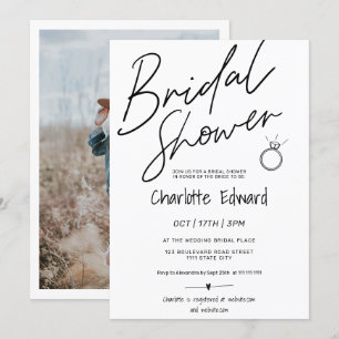 Het moderne vrijgezellenfeest van de manuscriptfot kaart