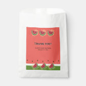 Het moderne Watermelon Splash Baby shower Bedankzakje (Voorkant)