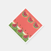 Het moderne Watermelon Splash Baby shower Servet (Hoek)