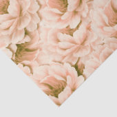 Het moderne Waterverf perzikbloempatroon Tissuepapier (Detail)