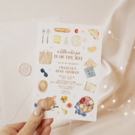 Het moderne Waterverf picknick Baby shower Kaart