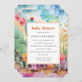 Het moderne Waterverf Zuidwest Desert Vrijgezellen Kaart (Voorkant / Achterkant)