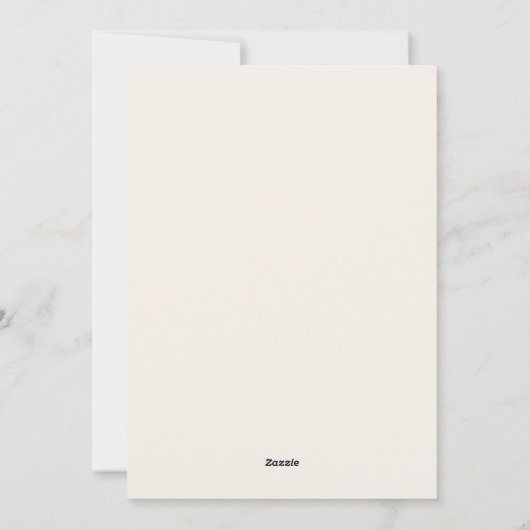 Het moderne winterbos met kerst. Geloven Arch Foto Feestdagenkaart (Achterkant)