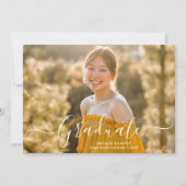 Het moderne Witte Manuscript Afstuderen het Afstud Aankondiging (Voorkant)