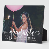 Het moderne Witte Manuscript Afstuderen het Afstud Fotoplaat (Zijkant)