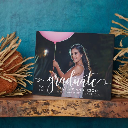 Het moderne Witte Manuscript Afstuderen het Afstud Fotoplaat (Zijkant)