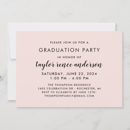 Het moderne Witte Manuscript Afstuderen het Afstud Kaart (Achterkant)