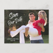 Het moderne Witte Manuscript van de Borstel sparen Briefkaart (Voorkant)