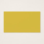 Het moderne Yellow Swirl Wedding Drink Ticket Visitekaartje (Achterkant)