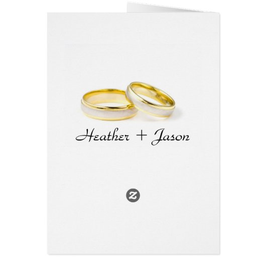 Het modieuze Menu van het Huwelijk (Achterkant)