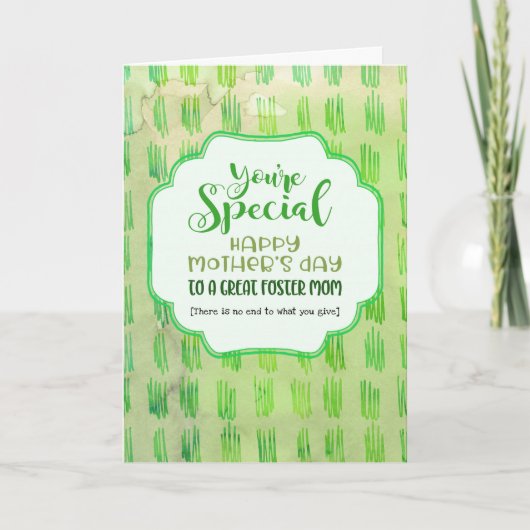 Het moederdag aan Speciaal bevordert Mamma Kaart (Voorkant)