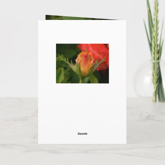 Het moederdag nam Kaart toe (Achterkant)