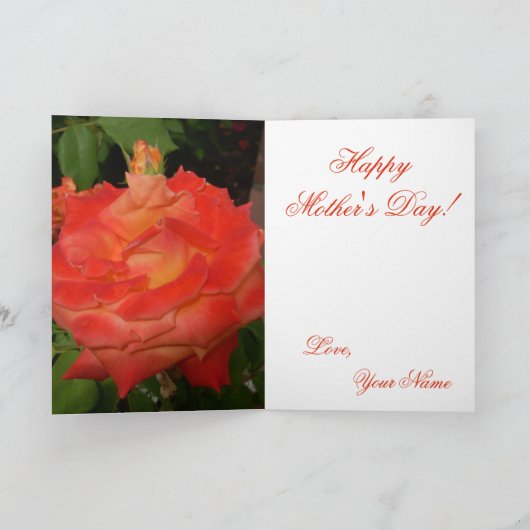 Het moederdag nam Kaart toe (Binnen)