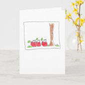 het Moederdag van de appelenboom Kaart (Gele Bloem)