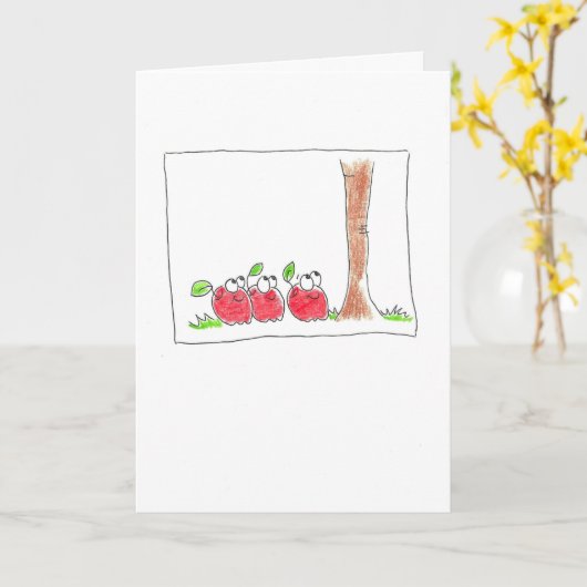 het Moederdag van de appelenboom Kaart (Gele Bloem)