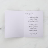 Het Moederdag van het Boeket van de lavendel Kaart (Binnen)