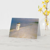 Het Moederdag van het Strand van Skagen van Kroyer Kaart (Gele Bloem)