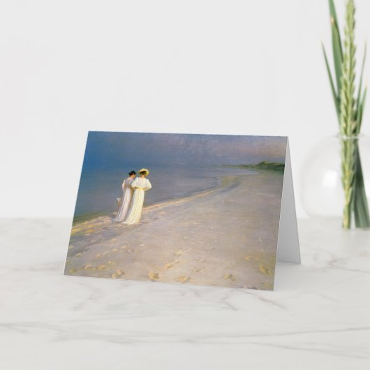 Het Moederdag van het Strand van Skagen van Kroyer Kaart (Voorkant)