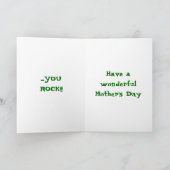 Het moederdagkaart van de SCHOONMOEDER Kaart (Binnen)