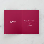 Het moederdagkaart van Rene Kaart (Binnen)