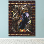 Het Moederland Afrika Canvas Afdruk (Insitu (Houten vloer))