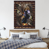 Het Moederland Afrika Canvas Afdruk (Insitu (Slaapkamer))