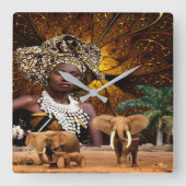 Het Moederland Vierkante Klok (Voorkant)