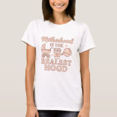 Het moederschap is het echte Hood Funny Mom-Shirt T-shirt (Voorkant)