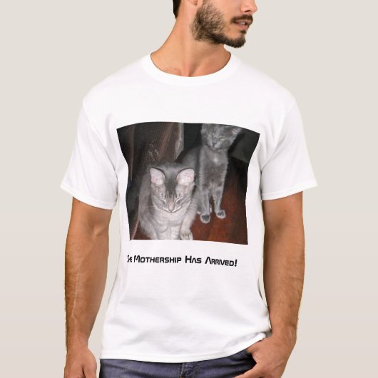 "Het moederschip is aangekomen!" T T-shirt (Voorkant)