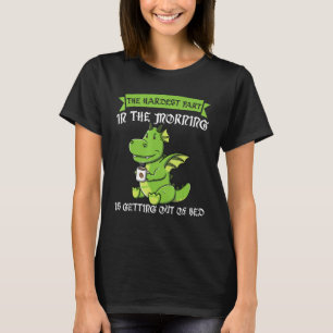 Het moeilijkste deel is uit de Drink van Bed Dinos T-shirt
