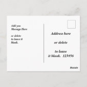 Het moeilijkste deel Vegan, Melk de Almonden, Funn Briefkaart (Achterkant)