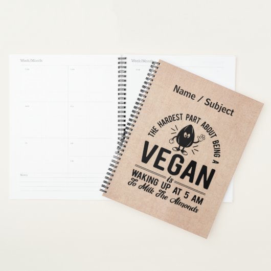 Het moeilijkste deel Vegan, Melk de Almonden, Funn Planner (Display)