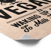 Het moeilijkste deel Vegan, Melk de Almonden, Funn Poster (Hoek)