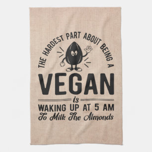Het moeilijkste deel Vegan, Melk de Almonden, Funn Theedoek
