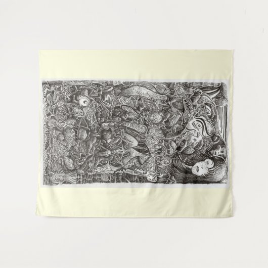 Het moeilijkste deel wandkleed (Voorkant (horizontaal))