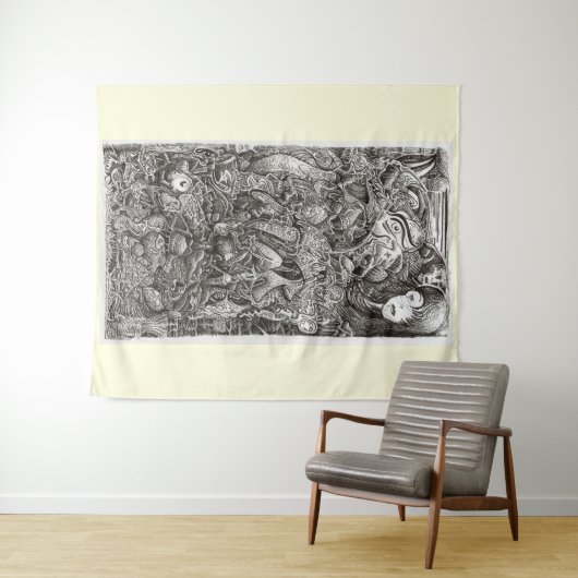 Het moeilijkste deel wandkleed (In Situ (horizontaal))