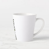 Het moeilijkste is altijd het begin latte mok (Rechts)