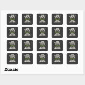 Het moeilijkste is altijd het begin vierkante sticker (Vel)