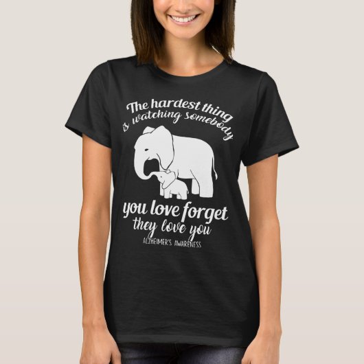 het moeilijkste is om iets te bekijken waar je van t-shirt (Voorkant)