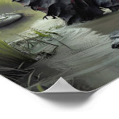 Het moeras ding - 12 x 16 Poster (Hoek)