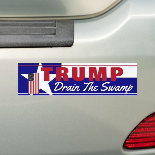 Het moeras droog bumpersticker (Op auto)