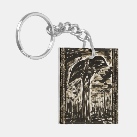 Het moeras en de signalen van de aarde sleutelhanger (Voorkant Links)