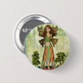 Het moeras van de Natuur Ronde Button 5,7 Cm (Voorkant /achterkant)