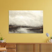 Het moeras wordt Abstract Canvas Afdruk (Insitu (Woonkamer))