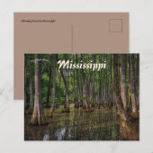 Het moerasbos in Mississippi Briefkaart (Voorkant / Achterkant)